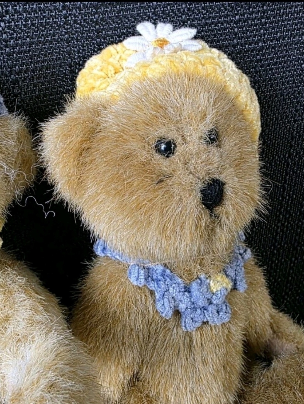 Boyds Bears Coco & Jojo Debearvoire 6" Plush Hats & Such Bears #904076 & #904075 - Picture 4 of 9